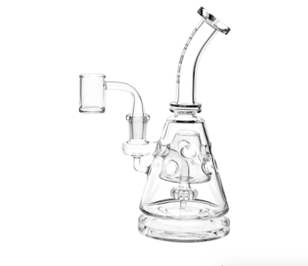 PULSAR - Pulsar Bent Neck Pyramid Glass Dab Rig