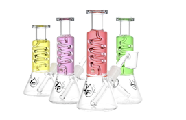 Pulsar Mini Glycerin Coil Beaker Glass Dab Rig