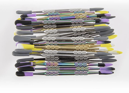 Ooze - Ooze Dabbers Stainless Steel Silicone-Tipped Dab Tool