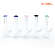 SirEEL 8" Beaker Bong w/ Colored Lip