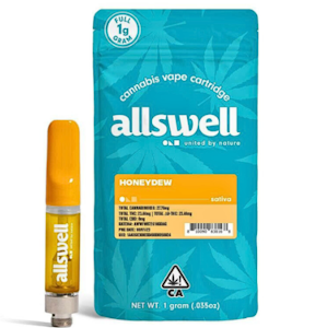 ALLSWELL - Honeydew - 1g Vape Cartridge (Allswell)