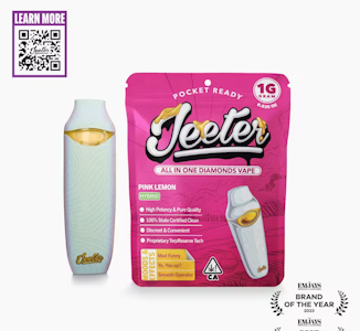 JEETER - JEETER 1G AIO Pink Lemon Liquid Diamonds Disposable