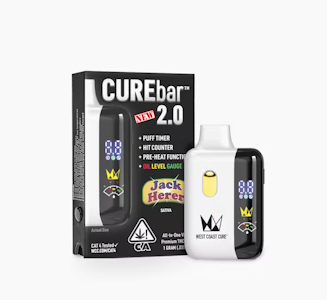 WEST COAST CURE - WEST COAST CURE 1G Jack Herer Disposable CureBar