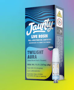 JAUNTY - Jaunty | Cartridge | Live Rosin - Twilight Aura | 0.5g
