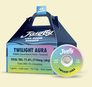 JAUNTY - Twilight Aura - 1g Live Rosin Badder 