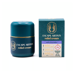 ESCAPE ARTISTS - Lavender 2:1:2 THC:CBG:CBD Relief Cream