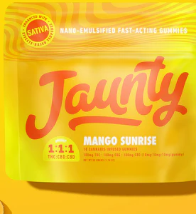 JAUNTY - Jaunty | Edible | Gummy - Mango Sunrise 2pk | 20mg