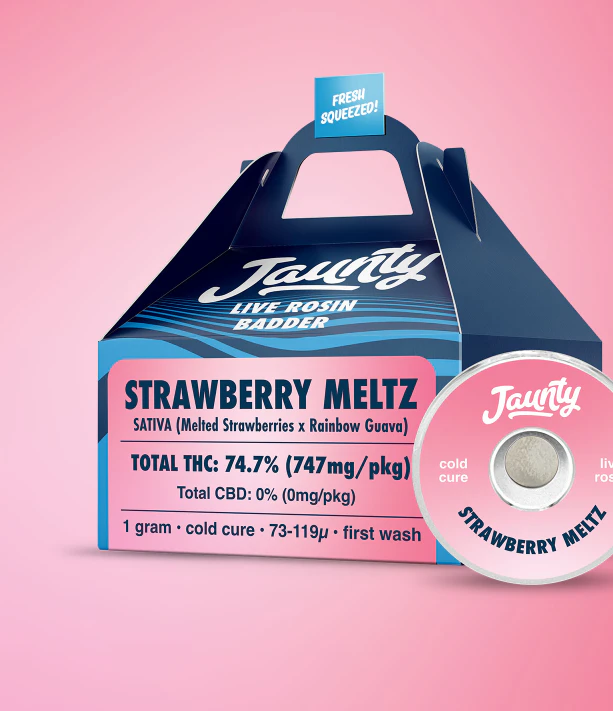 Jaunty - Jaunty | Concentrate | Live Rosin Badder - Strawberry Meltz | 1g Main Image