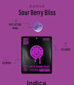 KANHA 100mg Sour Berry Bliss Rosin NANO Gummies 10pk