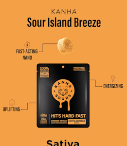 KANHA - KANHA 100mg Sour Island Breeze Rosin NANO Gummies 10pk