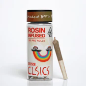 CLSICS 2.5G Rainbow Beltz Rosin Infused Preroll 5pk