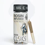 CLSICS 2.5G Ghost Vapor Rosin Infused Preroll 5pk