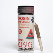 CLSICS 2.5G Watermelon Haze Rosin Infused Preroll 5pk