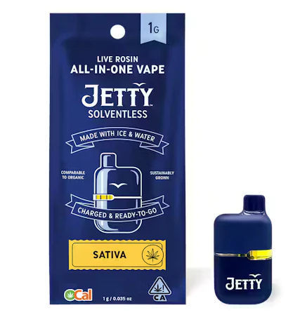 Jetty Extracts - AIO (Mini Tank) - Sour Strawberry (OCAL Solventless) - 1g (S) - Jetty Main Image