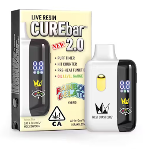 WEST COAST CURE - WCC Rainbow Gelato (H) Live Resin AIO 1g