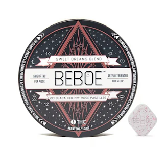 BEBOE - Sweet Dreams Black Cherry Rose 5:1 20pk Pastilles - 100mg