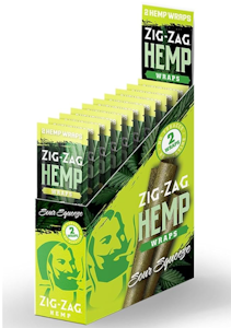 Zig-Zag - Sour Squeeze | Hemp Wrap | 2 Pack (Zig-Zag)