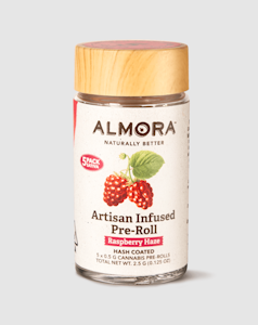 Almora - Almora Farm: 0.5g Artisan Infused Pre Roll 5 Pack: Raspberry Haze [S]