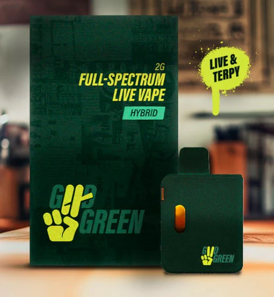 Good Green - Jet Fuel OG Full Spectrum Live Disposable Vape - 2g Main Image