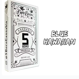 5 BORO - 5 Boro | Preroll | Blue Hawaiian 5pk | 3.5g