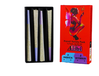 Alibi - ALIBI | Pre-Rolls - Caramel Cream \ Cherry Diesel 4pk | 1g