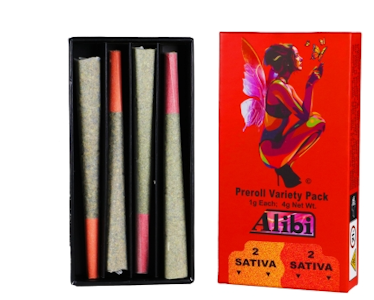 Alibi - ALIBI | Pre-Rolls - Dream star \ Nilla Wafer 4pk | 1g