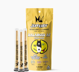 West Coast Cure - WCC Balanced AF Pack - Jefferey Infused Joint 1.2g 3 Pack