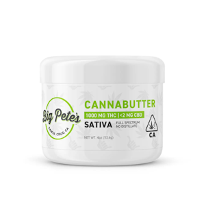 Big Pete's - Big Pete's Cannabutter Sativa Jar 1,000mg THC