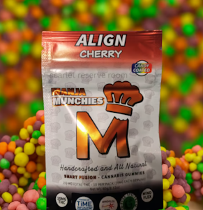 Manja Munchies - Align Cherry 2:2:1:1 THC:CBD:CBG:CBC Edibles