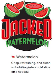 Jacked - Watermelon | THC Distillate & Kief Infused | Preroll | 0.8g (Jacked)