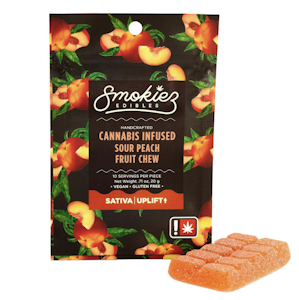 SMOKIEZ - Sour Peach Sativa - 100mg Single Gummy