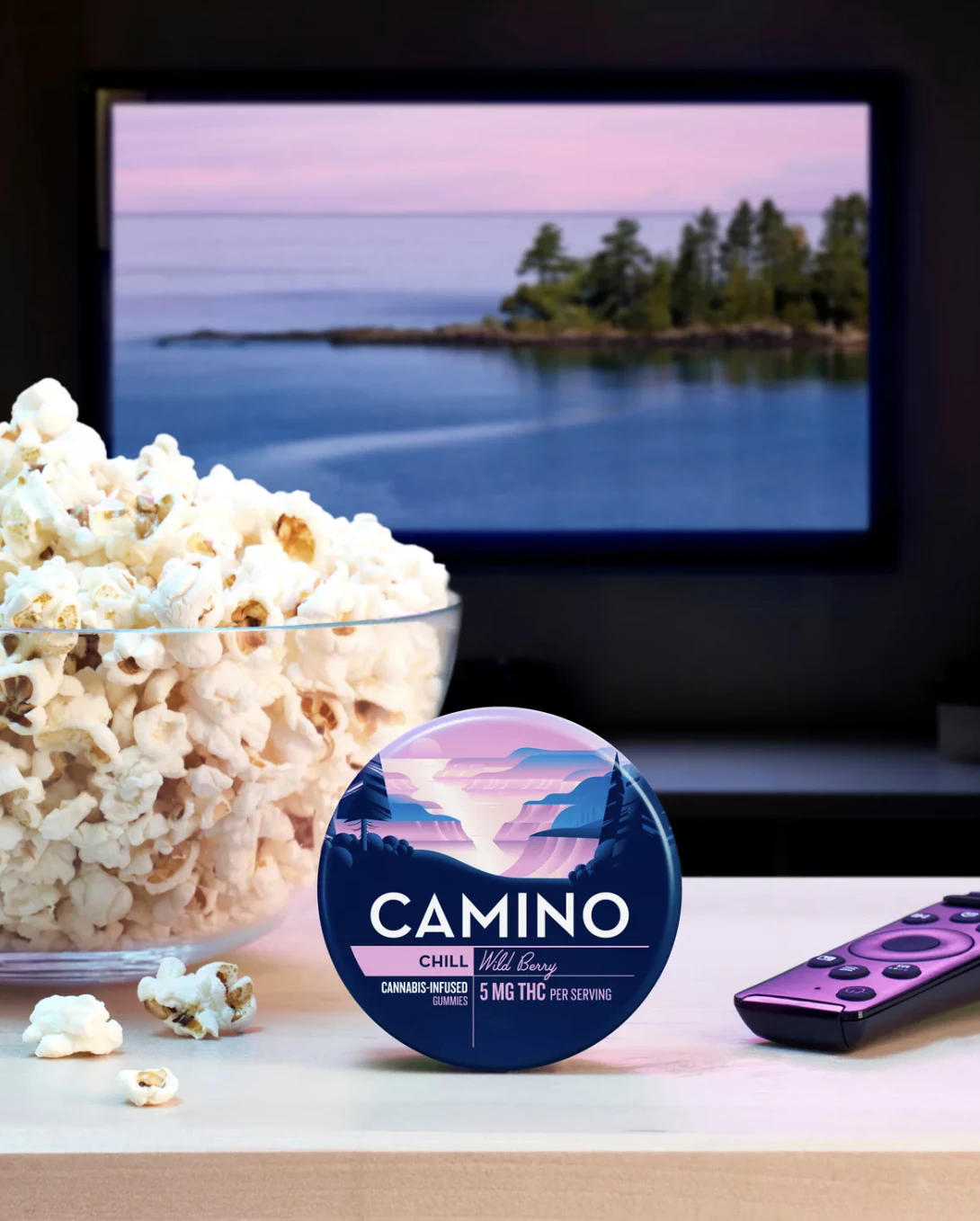 Kiva Confections - Camino Wild Berry Chill - 100mg Gummies Main Image