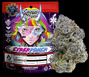 SMOKEN PROMISES - [Smoken Promises] Indoor Flower - 3.5g - Cyber Punch (H)