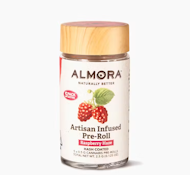 Almora 2.5G Raspberry Haze Artisan Infused Preroll 5pk