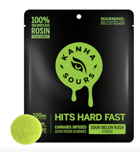 Kanha - Sour Melon Rush (H) | Vegan Solventless Rosin NANO | Kanha