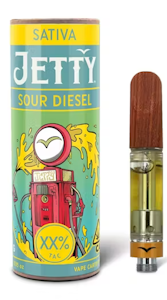 JETTY EXTRACTS - Jetty Extracts - High THC - Sour Diesel - Vape Cart - 1.0g