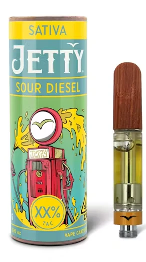 Jetty Extracts - Jetty Extracts - High THC - Sour Diesel - Vape Cart - 1.0g Main Image