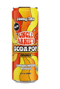 UNCLE ARNIE'S - Uncle Arnies Soda 100mg Orange
