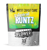 [West Coast Cure] Premium Flower - 3.5g - Tropical Runtz (H)