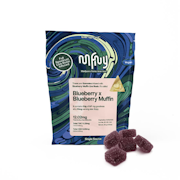 Blueberry x Blueberry Muffin 10mg Live Rosin Gummies 10 Pack | MFNY