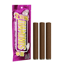 Dank Diamonds | Pear Cut Infused Hemp Blunt | 3pk/3g