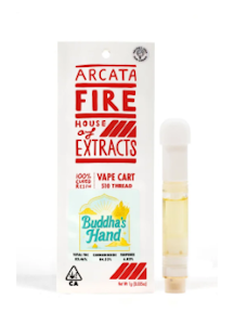 ARCATA FIRE - Arcata Fire - 1g Cured Resin Cart - Buddha's Hand