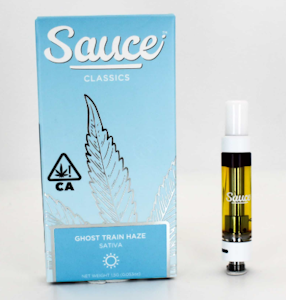 Sauce Essentials - Ghost Train Haze - 1.5g Live Resin Liquid Diamonds Cart (Sauce)