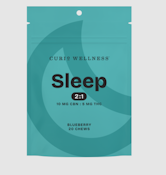 [REC] Curio | Sleep Blueberry 2:1 CBN:THC | 10mg CBN/5mg THC-Chews-100mg