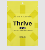 [REC] Curio | Thrive Lemon Lift 4:1:1| 4mg THCV/1mg CBD/1mg THC-Chews-20mg