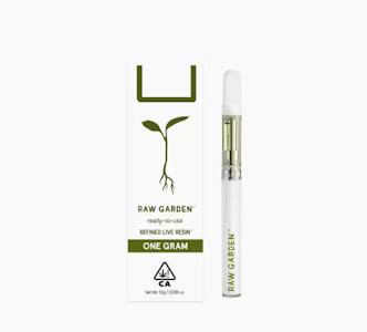 RAW GARDEN -  [Raw Garden] Live Resin Ready To Use - 1.0g - Clementine Kush (H)