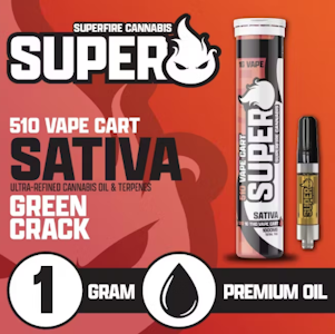 Superfire - Superfire - Green Crack - 1g Cart