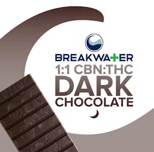 Breakwater - [REC] Breakwater | 1:1 CBN:THC Dark Chocolate | 100mg