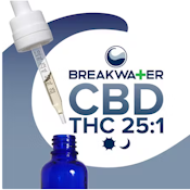 [REC] Breakwater MCT Tincture | 25:1 CBD:THC | 100mg