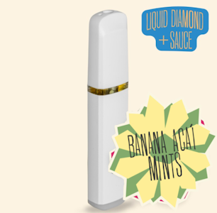 District Cannabis - Pen 1g Resin - Banana Acai Mints - Indica Dom - Disposable